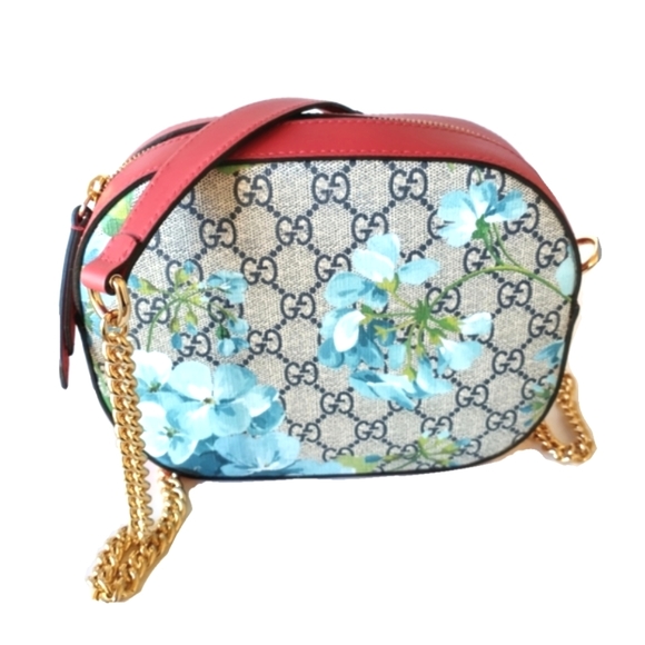 Gucci Supreme Blue Blooms Crossbody Bag NWT - Picture 3 of 16